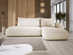 Lade das Bild in den Galerie-Viewer, Modernes Designer Ecksofa Babu Bouclé: Komfortables Schlafsofa mit Klappfunktion für Zuhause
