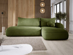 Lade das Bild in den Galerie-Viewer, Modernes Designer Ecksofa Babu Bouclé: Komfortables Schlafsofa mit Klappfunktion für Zuhause
