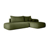Modernes Designer Ecksofa Babu Bouclé: Komfortables Schlafsofa mit Klappfunktion für Zuhause