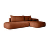 Modernes Designer Ecksofa Babu Bouclé: Komfortables Schlafsofa mit Klappfunktion für Zuhause