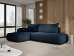 Lade das Bild in den Galerie-Viewer, Modernes Designer Ecksofa Babu Bouclé: Komfortables Schlafsofa mit Klappfunktion für Zuhause
