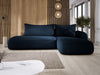 Modernes Designer Ecksofa Babu Bouclé: Komfortables Schlafsofa mit Klappfunktion für Zuhause