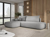 Modernes Designer Ecksofa Babu Bouclé: Komfortables Schlafsofa mit Klappfunktion für Zuhause