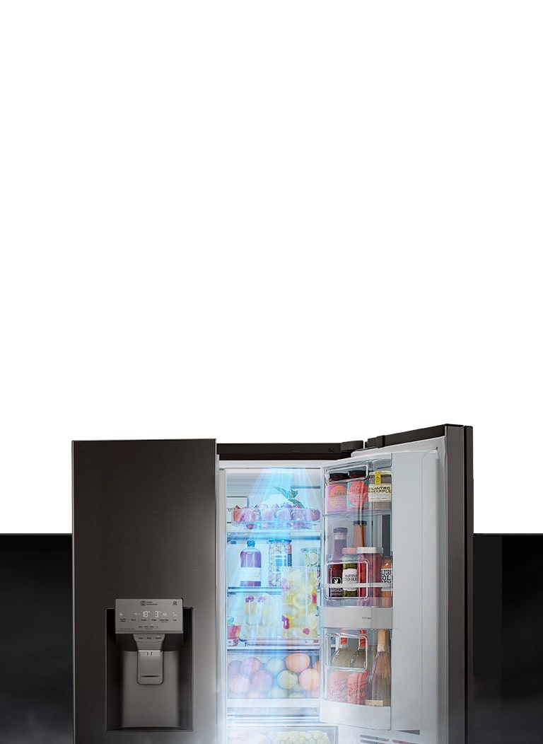 LG Multi-Door Kühlschrank InstaView Door-in-Door 508L, UVnano, Eis- & Wasserspender