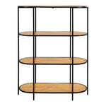 Lade das Bild in den Galerie-Viewer, Modernes Designer Regal Quarto mit Metallgestell – Stilvolle Aufbewahrung für Zuhause
