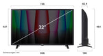 Lade das Bild in den Galerie-Viewer, LG LQ63 32 Zoll Full HD Smart TV mit webOS, AI-Prozessor &amp; HDR10 Pro
