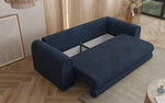 Lade das Bild in den Galerie-Viewer, Luxuriöses Cord-Schlafsofa Lil Buddy: 3-Sitzer mit Bettfunktion &amp; Stauraum
