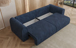 Lade das Bild in den Galerie-Viewer, Big Buddy Designer 3-Sitzer Sofa: Gemütlichkeit, Schlaffunktion &amp; Stauraum in Breitcord
