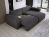 Modernes L-Form Cord Ecksofa Carl mit Schlaffunktion und integriertem Bettkasten