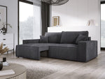 Lade das Bild in den Galerie-Viewer, Designer Cord Sofa Velanova: Modernes Schlafsofa mit Klappfunktion für Ihr Wohnzimmer
