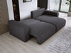 Modernes L-Form Cord Ecksofa Carl mit Schlaffunktion und integriertem Bettkasten
