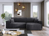 Luxuriöses Velanova Cord Ecksofa mit Schlaffunktion und praktischem Stauraum