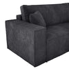 Luxuriöses Velanova Cord Ecksofa mit Schlaffunktion und praktischem Stauraum