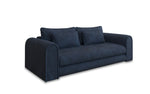 Lade das Bild in den Galerie-Viewer, Luxuriöses Cord-Schlafsofa Lil Buddy: 3-Sitzer mit Bettfunktion &amp; Stauraum

