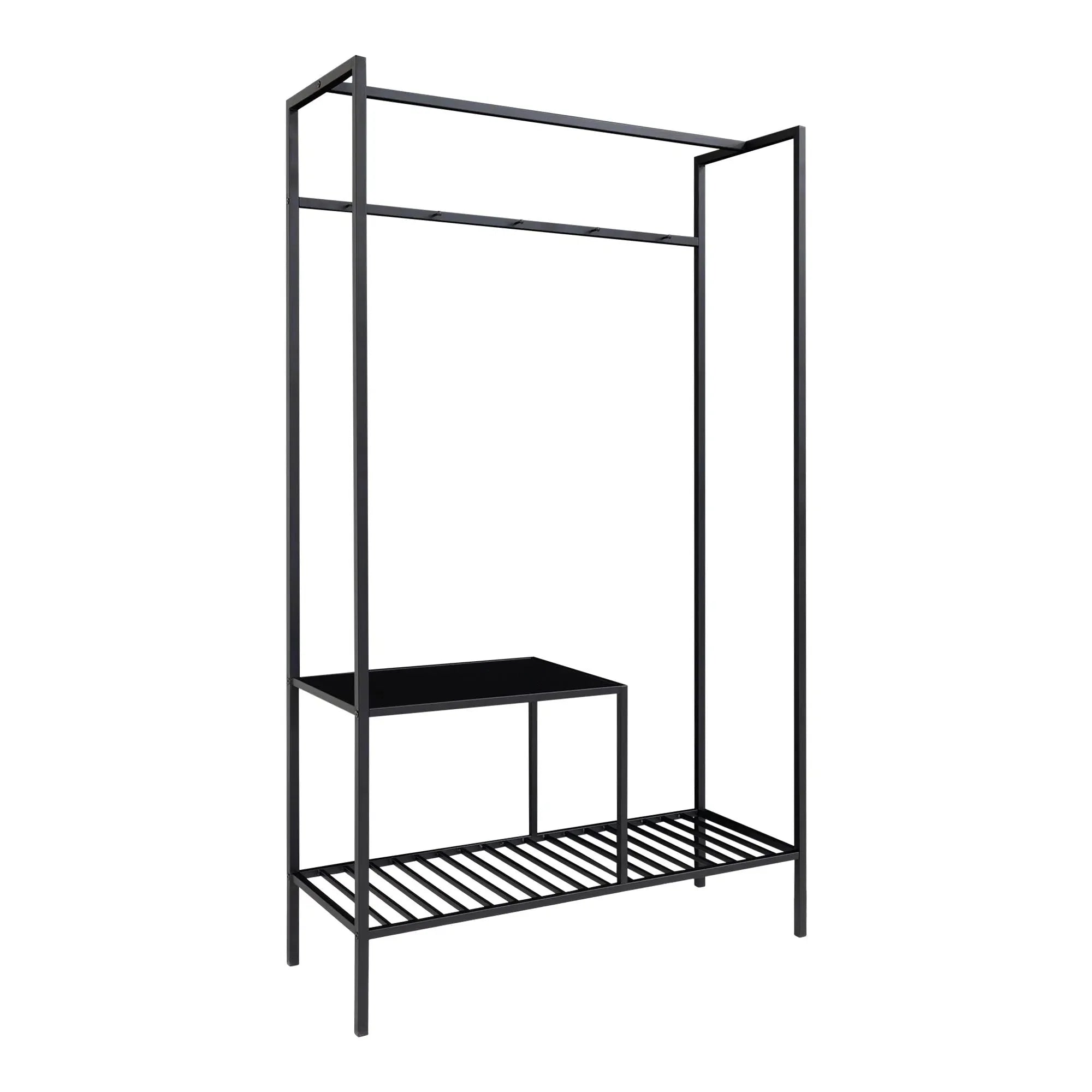 Modernes Designer Metallgestell Garderobe Quarto – Stilvolles Flurregal mit Ablagemöglichkeiten