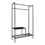 Lade das Bild in den Galerie-Viewer, Modernes Designer Metallgestell Garderobe Quarto – Stilvolles Flurregal mit Ablagemöglichkeiten
