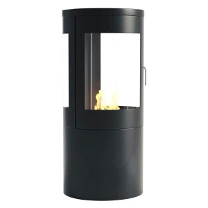 ScandiFlames Montgomery Bioethanol-Kaminofen: Moderner Ofen mit Holzofen-Design