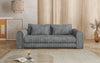Luxuriöses Cord-Schlafsofa Lil Buddy: 3-Sitzer mit Bettfunktion & Stauraum