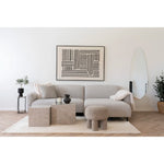 Lade das Bild in den Galerie-Viewer, Luxuriöse Flausch-Tagesdecke Tao aus Kunstfell, Beige, Kuschelig Weich, 130x180 cm
