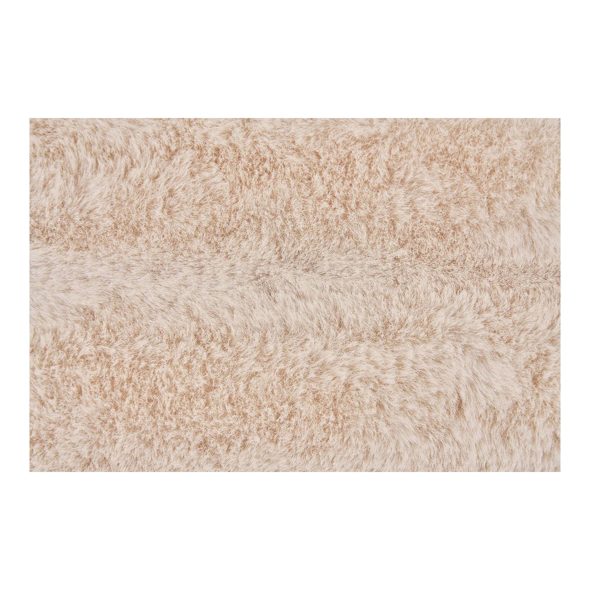Luxuriöse Tao Kunstfell-Tagesdecke Beige – Flauschig Weich für Gemütliche Stunden