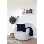 Lade das Bild in den Galerie-Viewer, Tayla Blau Gemütliche Tagesdecke 130x170cm Recycelte Baumwolle – Stilvoller Sofa-Überwurf
