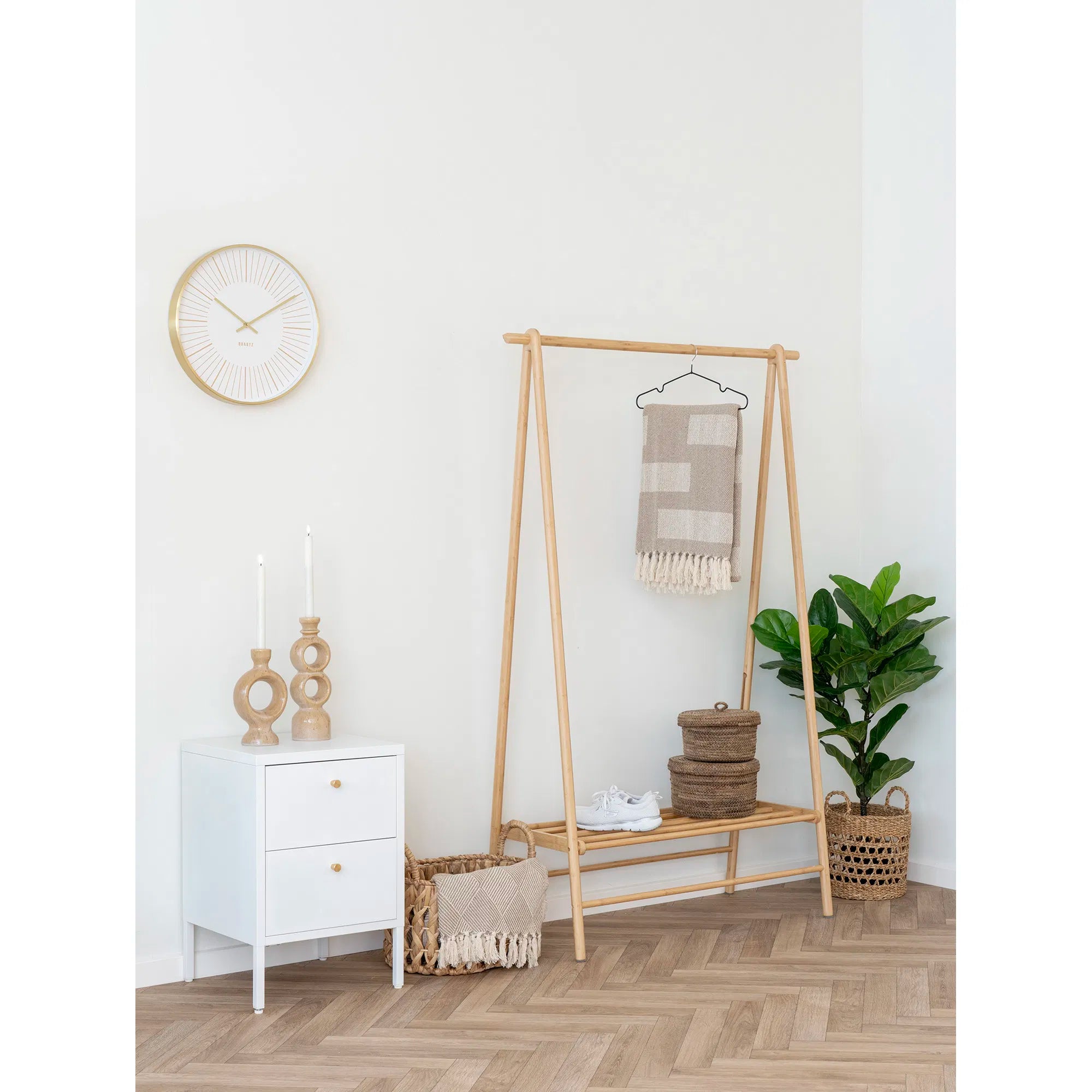 Gemütliche Liv Tagesdecke Taupe, 130x180cm, Recycelte Baumwolle, Vielseitig, Stilvoll