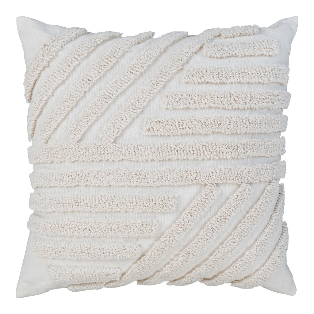 Milea 3D Struktur Zierkissen Beige – Stilvolles Dekokissen für Ihr Zuhause