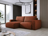 Modernes L-Form Cord Ecksofa Carl mit Schlaffunktion und integriertem Bettkasten