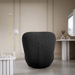 Lade das Bild in den Galerie-Viewer, Eleganter Kyoto Designer Bouclé Sessel mit 360° Drehfunktion – Komfort trifft Stil
