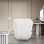 Lade das Bild in den Galerie-Viewer, Eleganter Kyoto Designer Bouclé Sessel mit 360° Drehfunktion – Komfort trifft Stil
