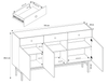 Designer Kommode Liora III – Modernes Stauraumwunder für Schlafzimmer & Wohnzimmer