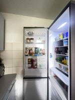Lade das Bild in den Galerie-Viewer, Samsung SpaceMax Kühl-Gefrierkombi 387L: Twin Cooling, No Frost, Edelstahl-Optik

