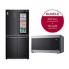 LG InstaView Multi-Door Kühlschrank & Solo-Mikrowelle Bundle – Smart, Effizient