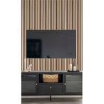 Lade das Bild in den Galerie-Viewer, Elegante Eiche Natur Akustikpaneele 2er-Set: Premium Schallschutz &amp; Design
