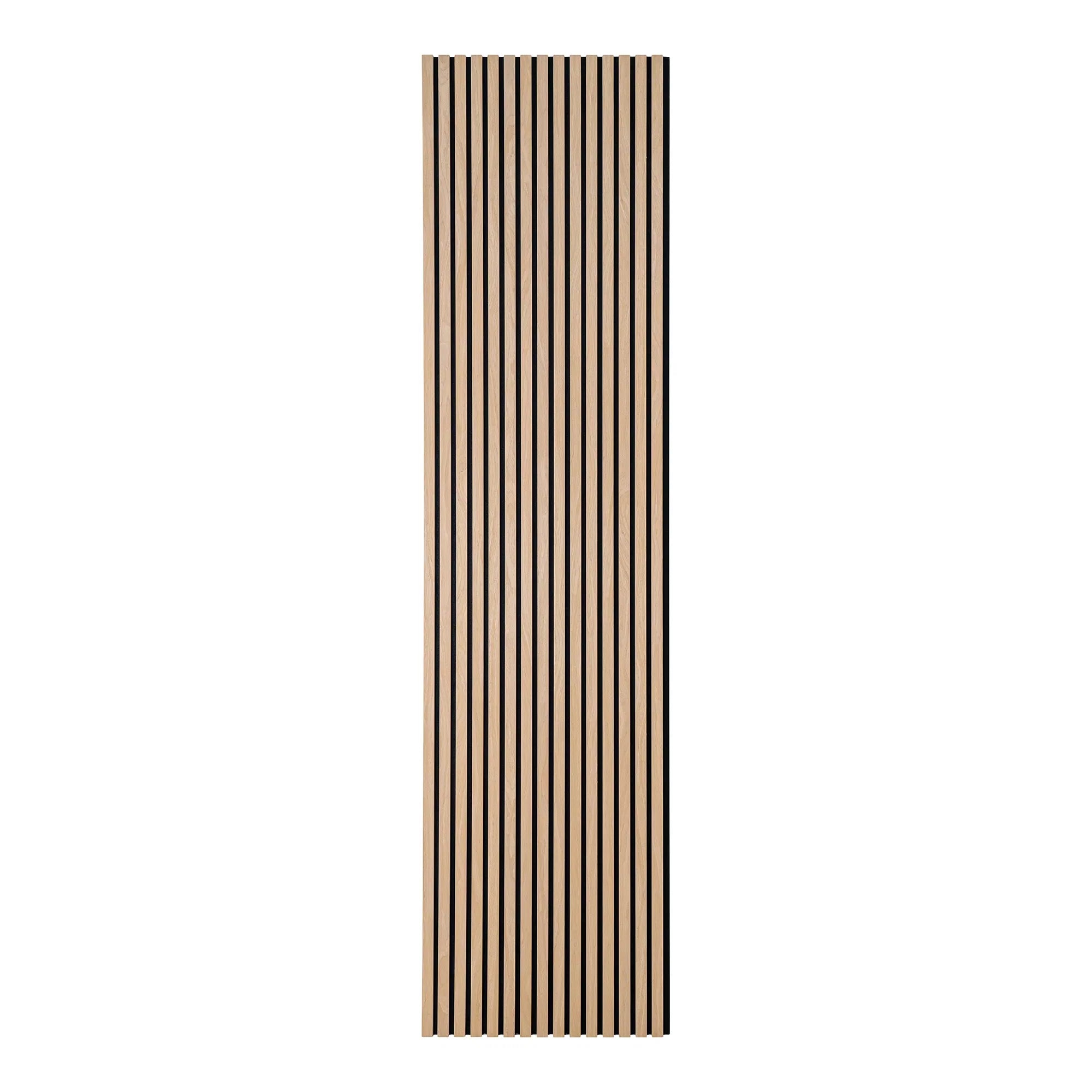 Elegante Eiche Natur Akustikpaneele 2er-Set: Premium Schallschutz & Design