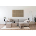 Lade das Bild in den Galerie-Viewer, Premium Akustikpaneele Eiche Natur – Schallschutz Wanddekoration 2er Set 52x52cm
