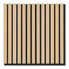 Hochwertige Akustikpaneele Eiche Naturholz, Schallabsorbierend, 52x52cm, 2er Set für Wand