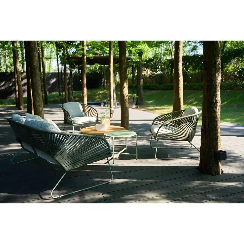 Luxuriöses Veleno Garten Lounge Set – Elegantes Aluminium Gestell für Outdoor Luxus