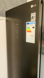 Lade das Bild in den Galerie-Viewer, LG GBB92MCACP Kühl-Gefrierkombination: 384L, Smart Inverter, Matt Schwarz, Effizienz C

