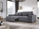 Lade das Bild in den Galerie-Viewer, Designer Cord Sofa Velanova: Modernes Schlafsofa mit Klappfunktion für Ihr Wohnzimmer
