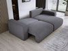 Modernes L-Form Cord Ecksofa Carl mit Schlaffunktion und integriertem Bettkasten