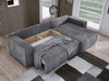 Luxuriöses Velanova Cord Ecksofa mit Schlaffunktion und praktischem Stauraum
