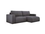 Lade das Bild in den Galerie-Viewer, Modernes L-Form Cord Ecksofa Carl mit Schlaffunktion und integriertem Bettkasten

