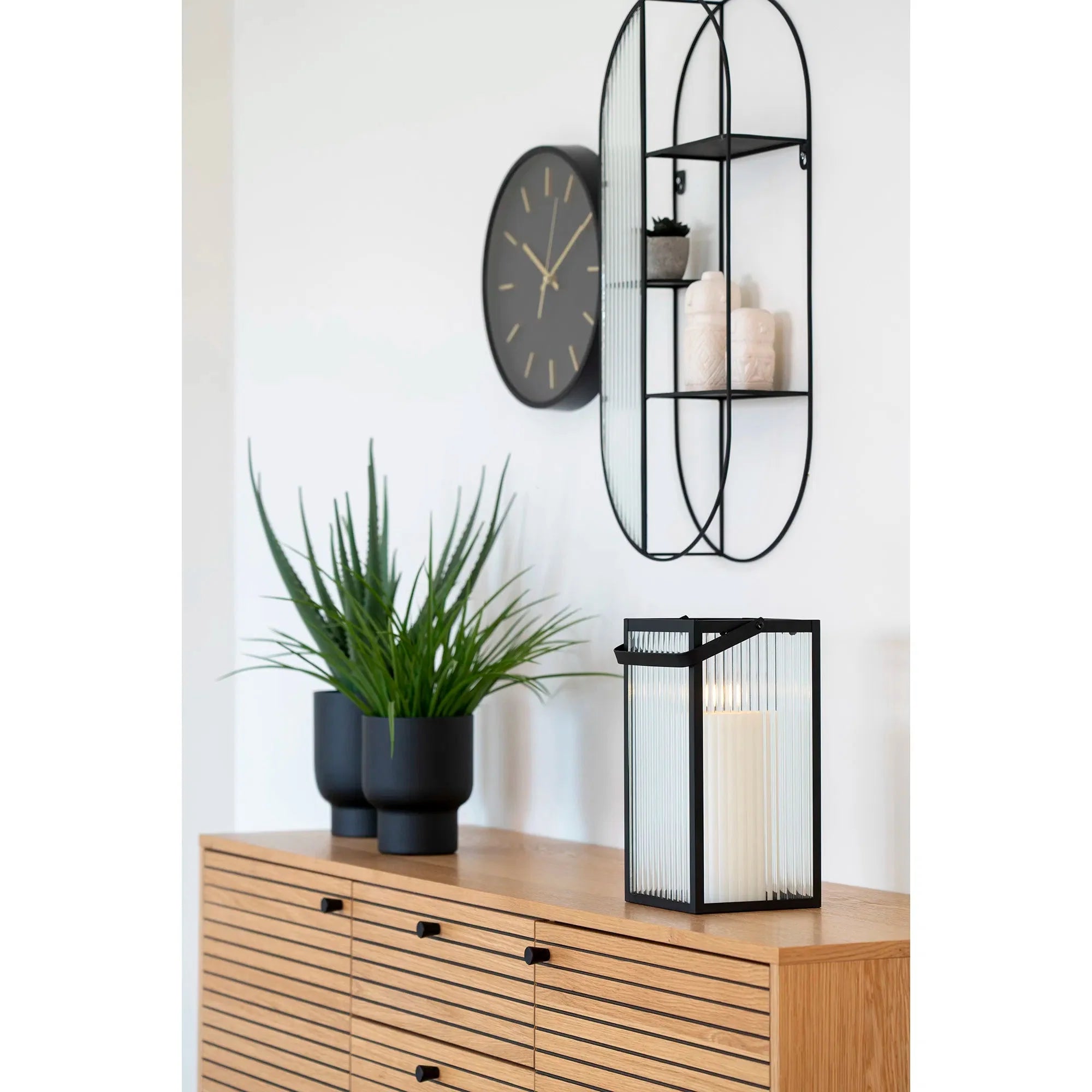 Elegante Valero Gartenlaterne aus Metall und Glas für stimmungsvolle Abende
