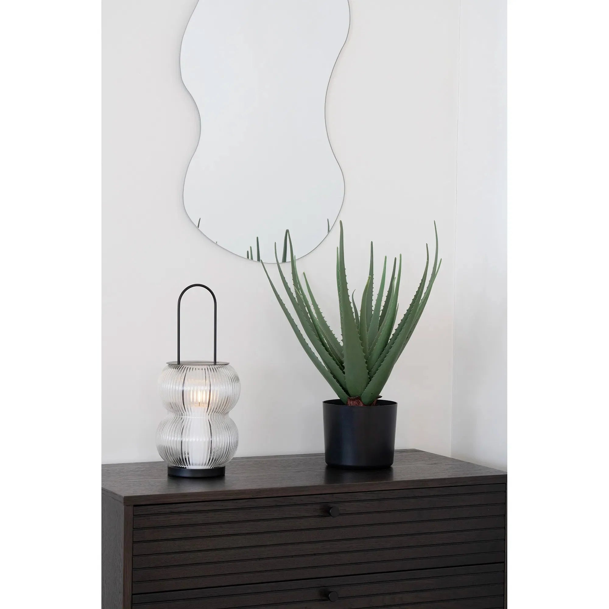 Robuste Metall-Glas-Laterne Aruba: Stimmungsvolles Windlicht für Garten & Outdoor