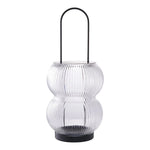 Lade das Bild in den Galerie-Viewer, Elegante Aruba Metall Glas Laterne: Stilvolle Beleuchtung für Garten &amp; Terrasse
