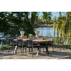 4er Set Stapelbarer Gartenstuhl Verona Schwarz für Outdoor & Balkon