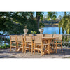 Goliath Garten Esstisch: Robuster Teakholz Outdoor-Tisch 240x100 cm für 8 Personen