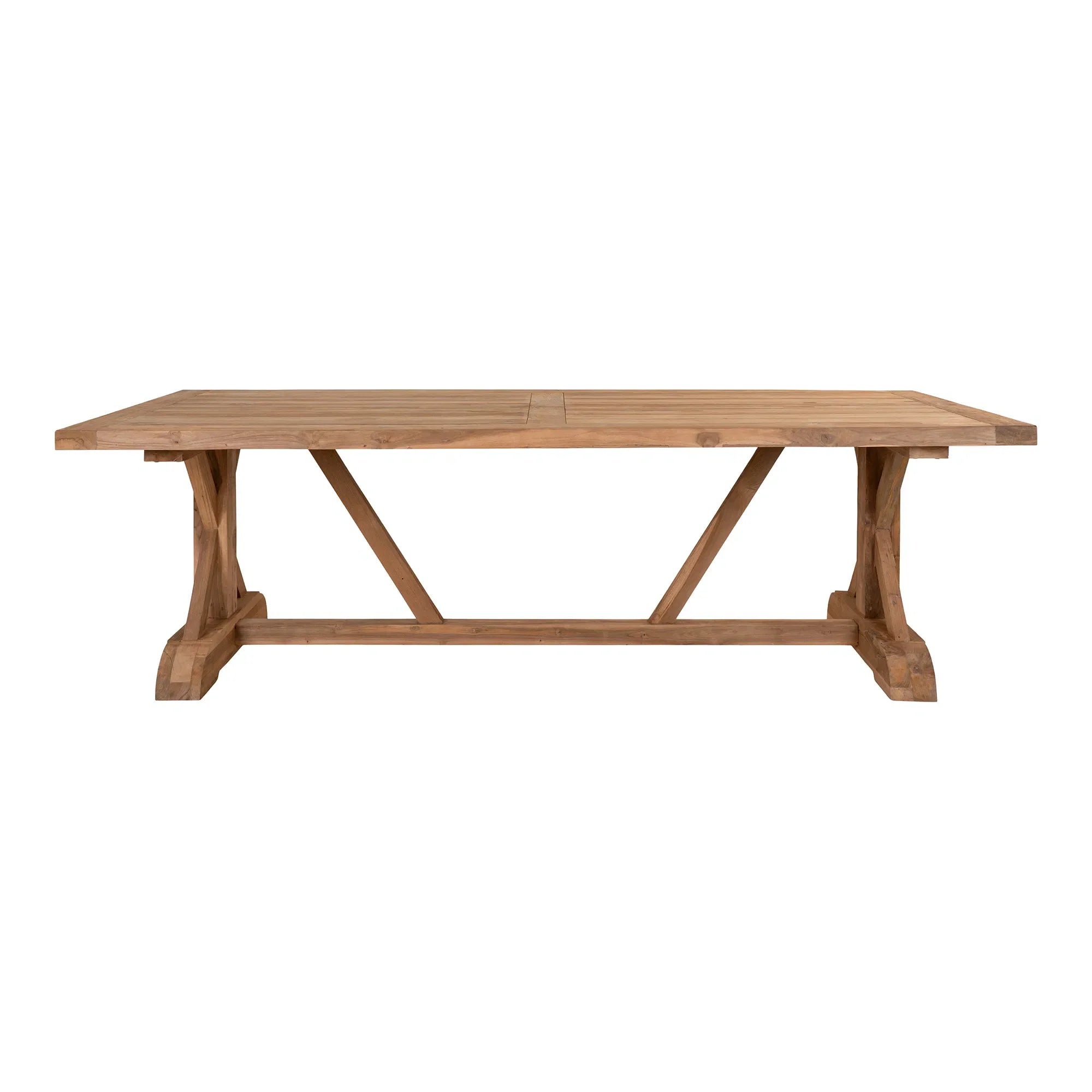 Goliath Garten Esstisch: Robuster Teakholz Outdoor-Tisch 240x100 cm für 8 Personen