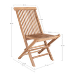 Lade das Bild in den Galerie-Viewer, Hochwertiges 2er-Set &#39;Voler&#39; Teakholz Gartenstühle für Outdoor-Komfort und Langlebigkeit
